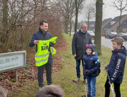 Opruimactie tegen zwerfvuil van Team SNM